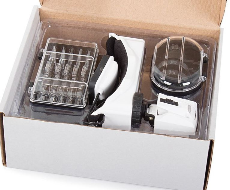 OKULARY LUPA CZOŁÓWKA Z LATARKĄ FUNKCJONALNA